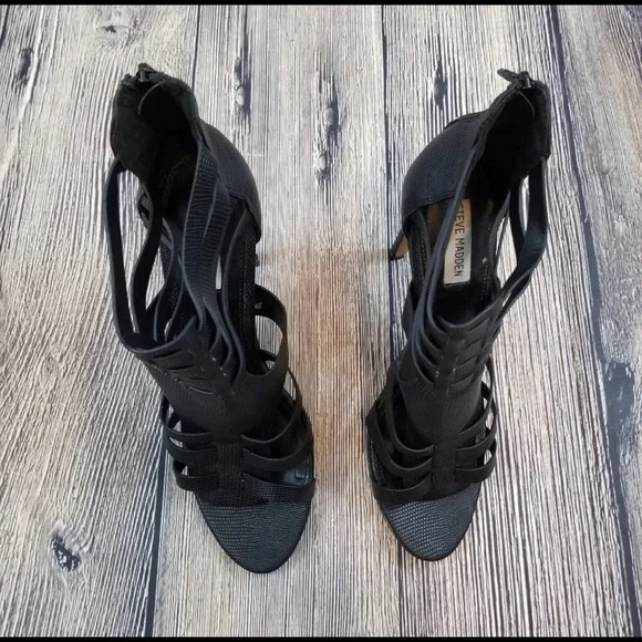 Steve Madden Madelia Strappy Gladiator Heels - Picture 4 of 7
